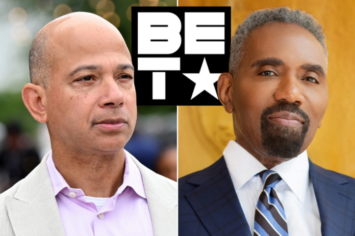 BET leadership change featuring Louis Carr taking over and BET Studios shifting to CBS Studios (L-R) Scott Mills and Louis Carr. Getty Images