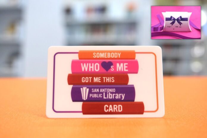 San Antonio Public Library (SAPL) is introducing a new limited-edition library card that can be given as a gift