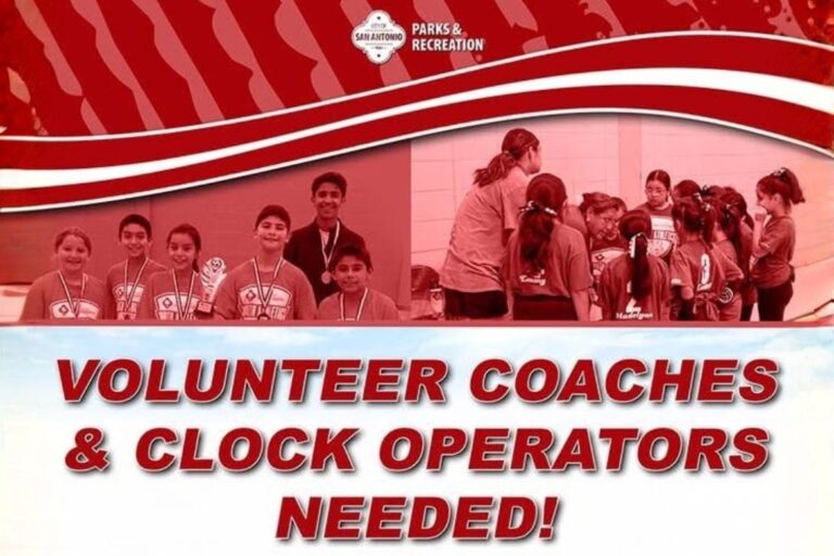 Volunteer Coaches Needed Across San Antonio Youth Sports