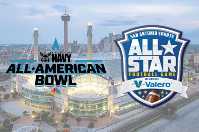 The Navy All-American Bowl and San Antonio Sports All-Star Game Offer a Full Day of Football at the Alamodome.