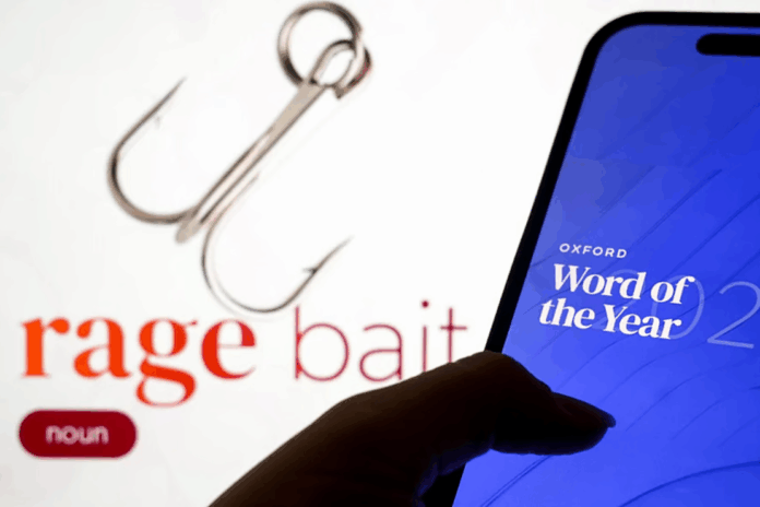 Rage bait is the word of the year Credit: Photo by Dilara Irem Sancar/Anadolu via Getty Images
