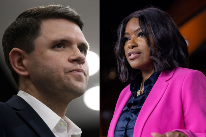 L-R: James Talarico and Jasmine Crockett