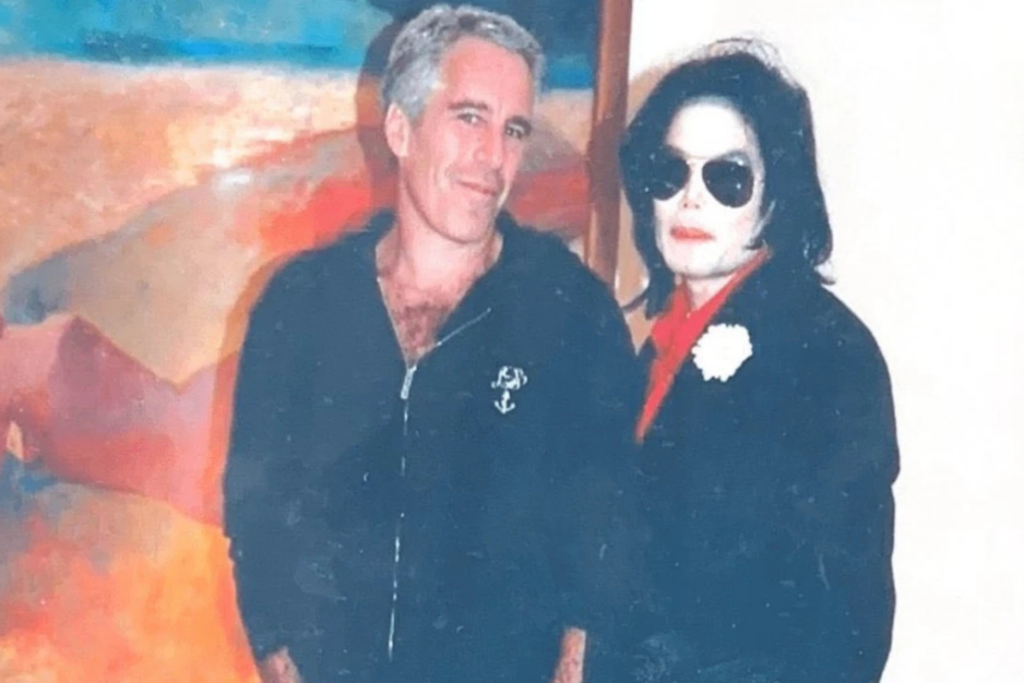 Comedian Chris Tucker seen alongside Ghislaine Maxwell in newly-released Epstein files from the DOJ. (DOJ)