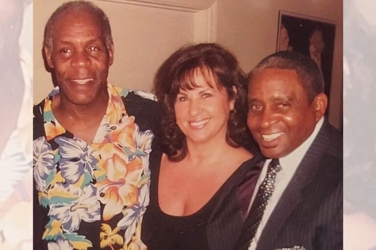 Rev. Willie K. Kelly, Jr., Kathy Kelly and actor, Danny Glover. Photo taken as Political Rally as Rev. Kelly ran for, how be it unsuccessfully, City Council of Sacramento, California.