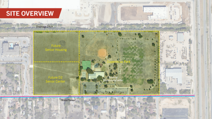 D2 Senior Center Site Overview Rendering, COSA