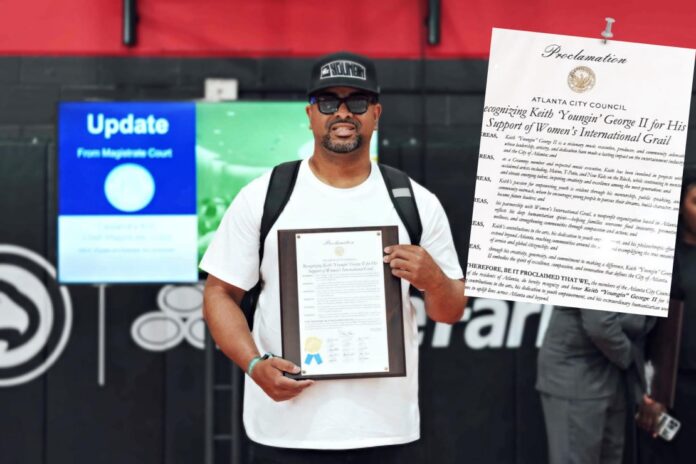 Keith Youngin George II Receives Atlanta Proclamation for Community Leadership