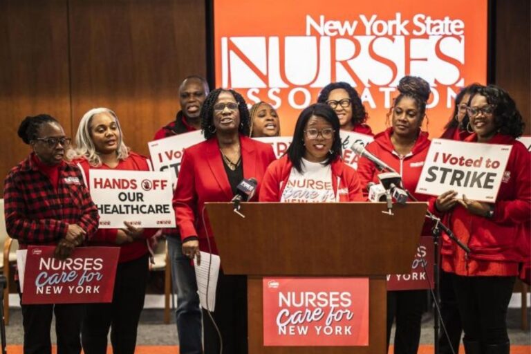 Historic Nurses’ Strike Begins in New York City as Contract Talks Collapse