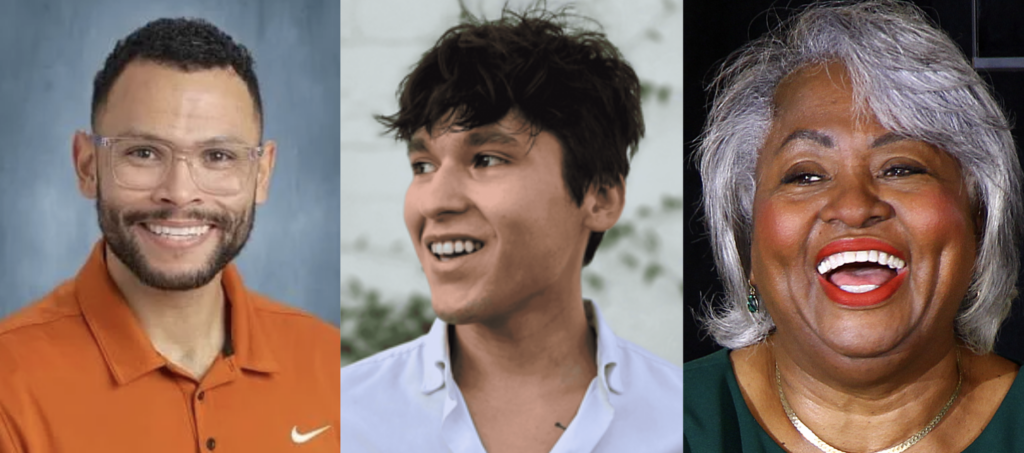 District 120 race (L-R) Jordan Brown, Bently Paiz, and Barbara Gervin Hawkins.