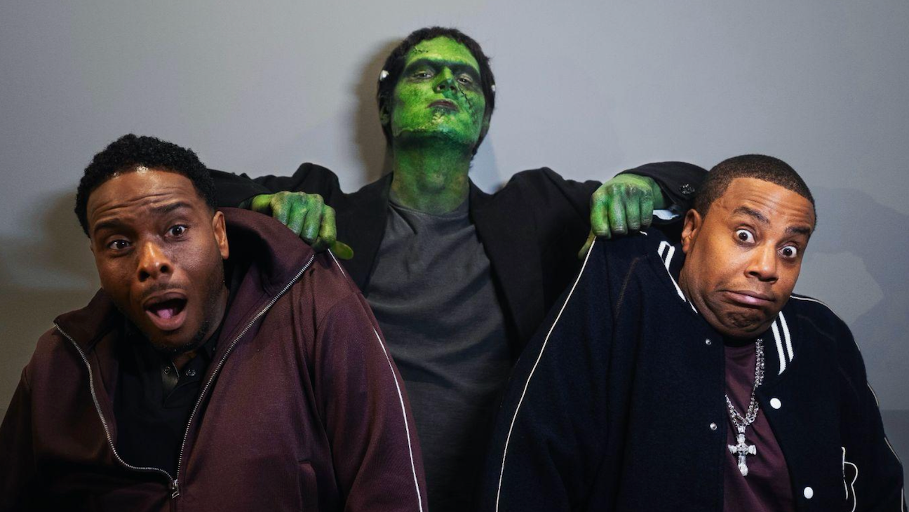 Kel Mitchell (left), Frankenstein’s monster and Kenan Thompson Alex Lange and Matt Lange