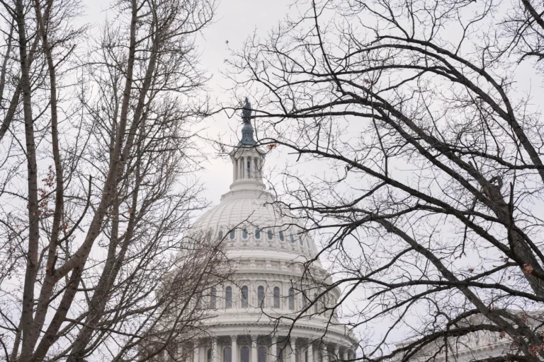 The U.S: Capitol is photographed, Monday, Jan. 5, 2026, in Washington. (AP Photo/Mariam Zuhaib)