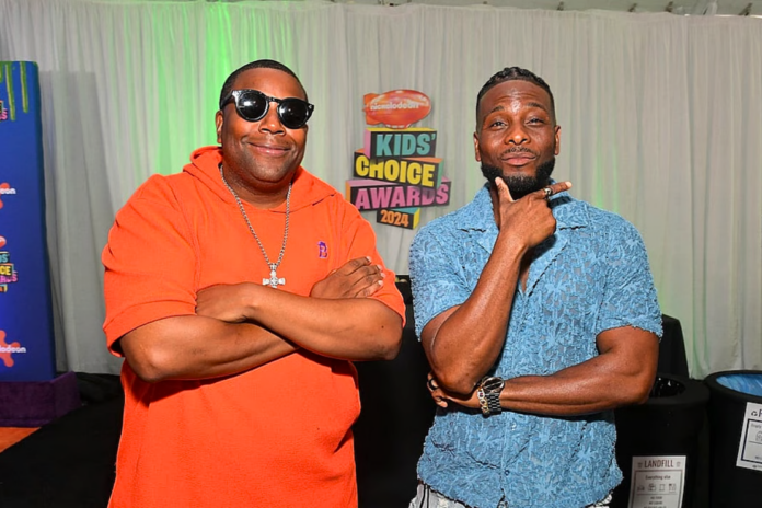 (L-R) Kenan Thompson and Kel Mitchell attend Nickelodeon Kids' Choice Awards 2024 at Barker Hangar on July 13, 2024 in Santa Monica, California. (Photo by Charley Gallay/Getty Images for Nickelodeon)