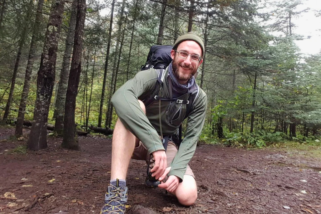 This undated photo provided by Michael Pretti shows Alex J. Pretti, the man who was shot by a federal officer in Minneapolis on Saturday, Jan. 24, 2026. (Michael Pretti via AP)