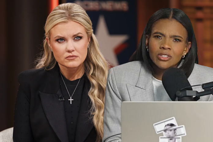 Erica Kirk and Candance Owens. Getty