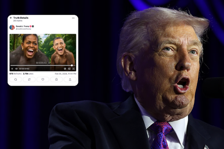 (Photo Getty Images & Screenshot: @realDonaldTrump/TruthSocials)