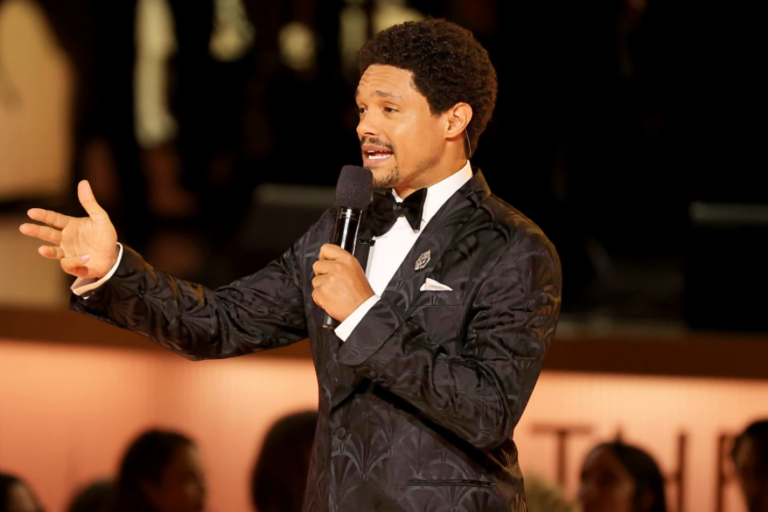 Trevor Noah hosts the 68th Grammy Awards in Los Angeles on Sunday. Kevin Winter / Getty Images