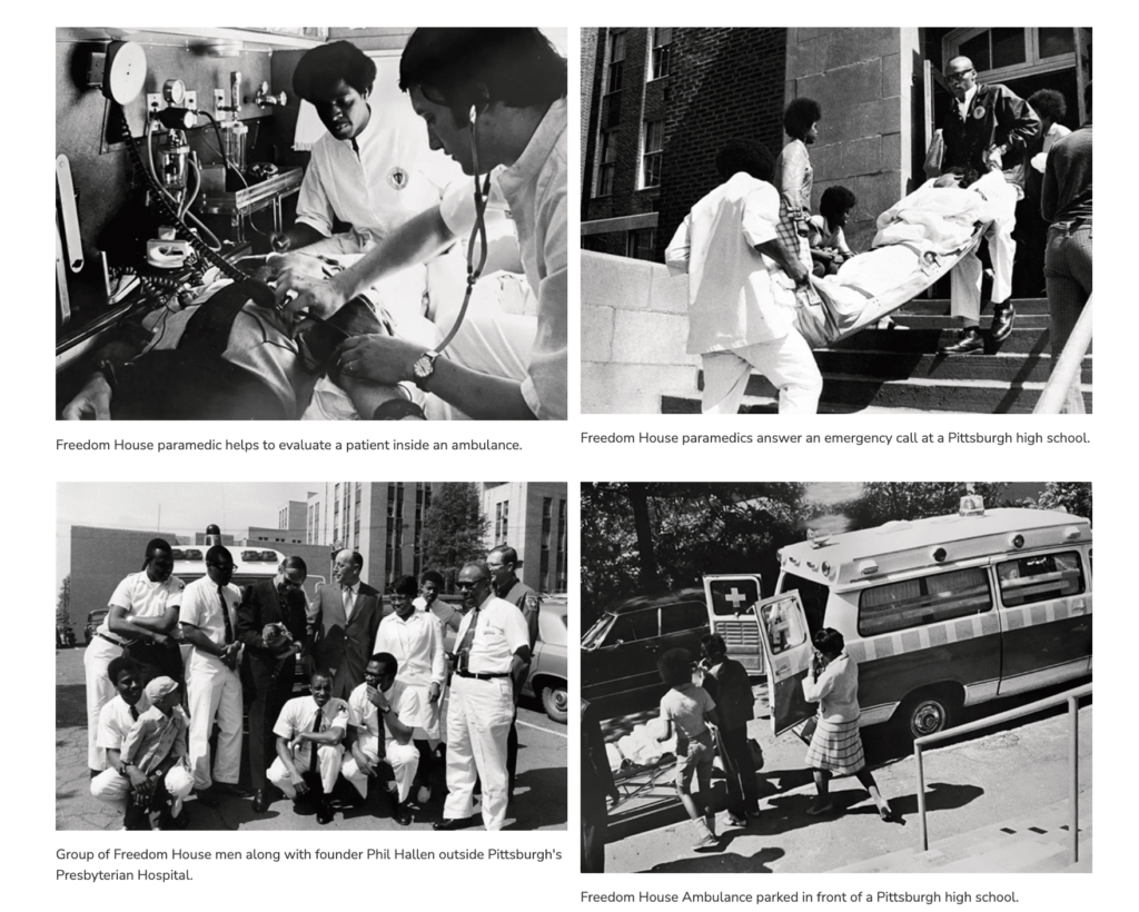 Freedom House Ambulance First responders. WQED 