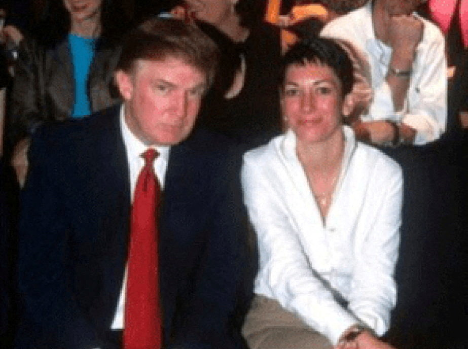 Ghislaine Maxwell and Donald Trump are shown in this image released by the Department of Justice in Washington, D.C., on Dec. 23, 2025 as part of a new trove of documents from its investigations into the late financier and convicted sex offender Jeffrey Epstein. U.S. Justice Department/Handout via Reuters