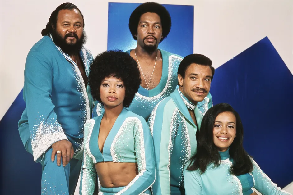 Photo of 5th Dimension, circa 1969, California, Los Angeles. Left to right: Ron Townson, Florence LaRueBilly Davis Jr., Lamonte McLemore, Marilyn McCoo.
Michael Ochs Archives/Getty Images