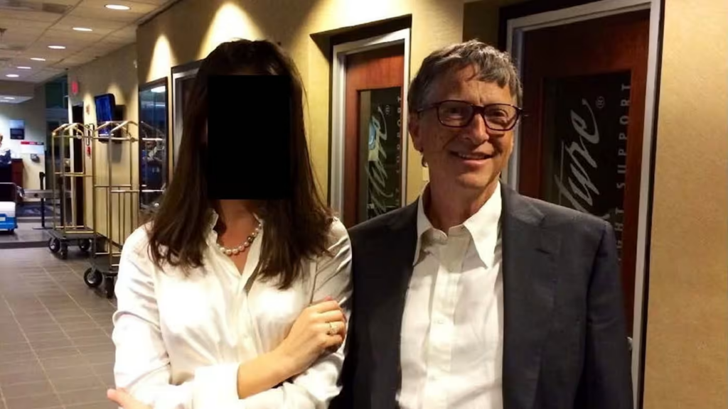 New photos from Jeffrey Epstein’s estate include this image of Bill Gates (Image supplied by the House Oversight Committee)