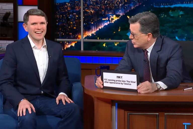 Stephen Colbert hosts Texas State Rep. James Talarico