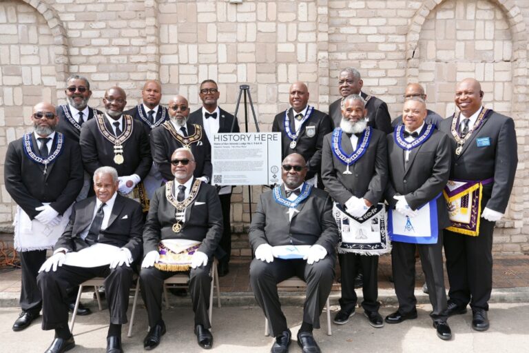 City of San Antonio History Here Marker Unveiled for San Antonio Lodge No. 1