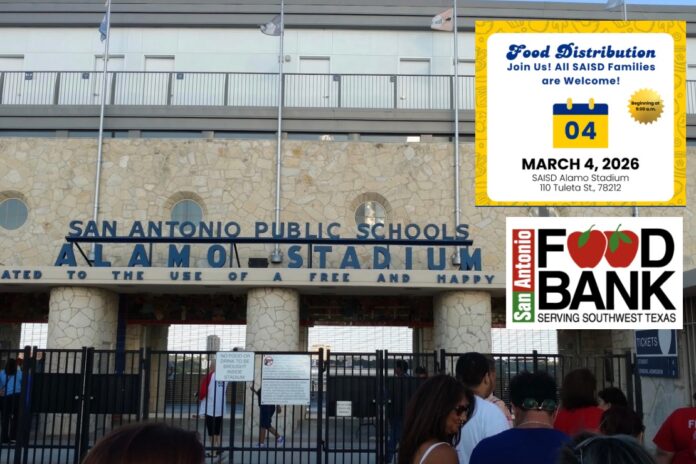 SAISD to Distribute Food to 800 Families Before Spring Break