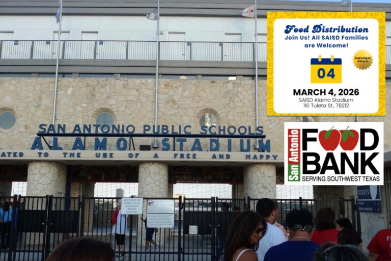 SAISD to Distribute Food to 800 Families Before Spring Break
