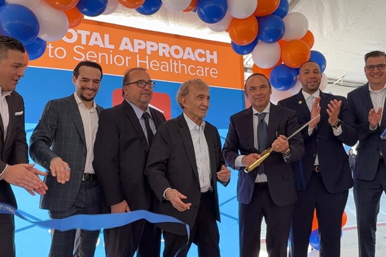 Dr. Gonzaba (center) at ribbon cutting ceremony for the grand opening of of the newly constructed Southeast Medical Center by Gonzaba Medical Group.