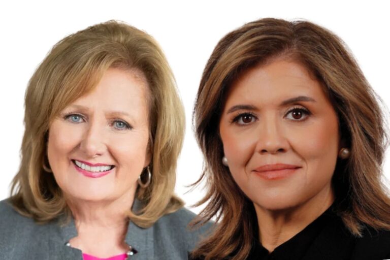 The crowded Democratic primary for Bexar County District Attorney narrows to a runoff between prosecutor Jane Davis (L) and former appeals court judge Luz Elena Chapa (R).