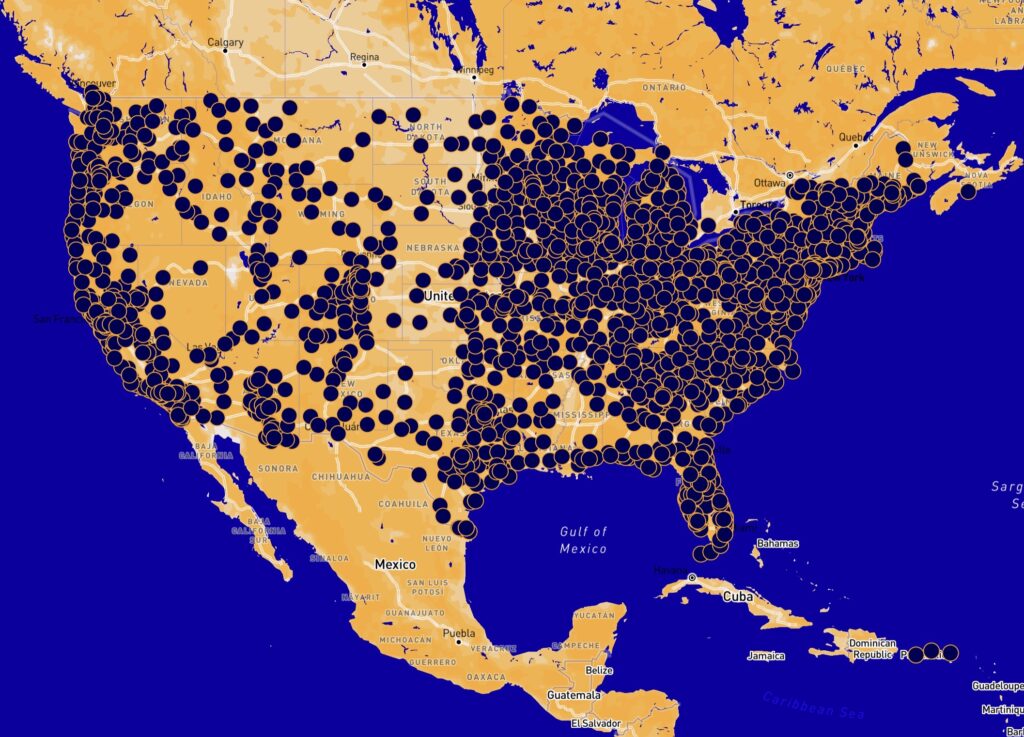 March 28th, Day of Protest Locations, No Kings