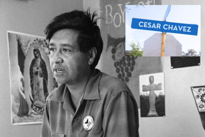 Cesar Chavez, who died in 1993, was revered for advancing farmworkers' rights in the 1960s and 1970s. George Brich / AP file