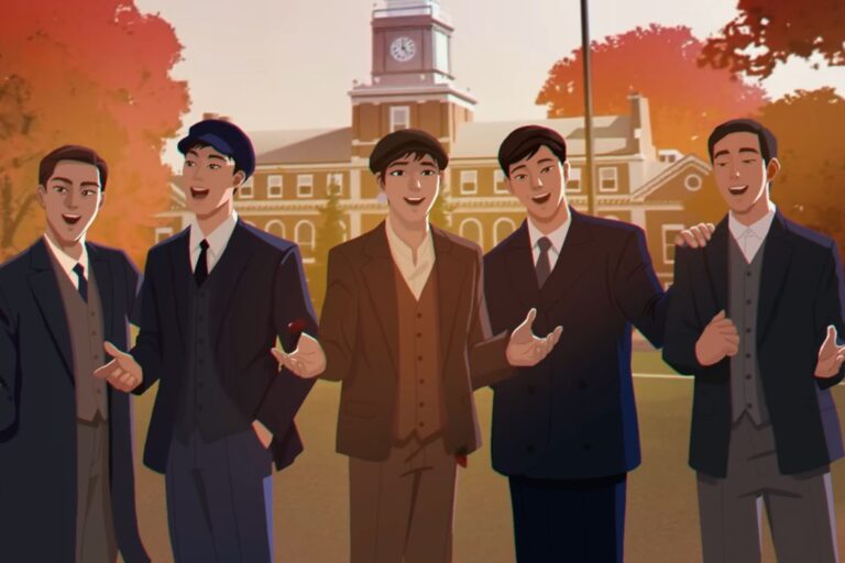 Screenshot of BTS new video for their ‘Arirang’ album