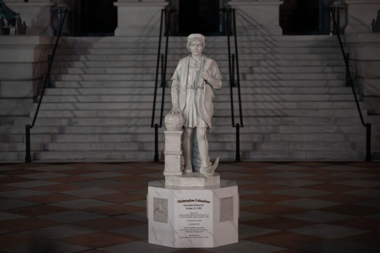 ‘Predictable Rage Bait’: Trump Places Columbus Statue on White House Grounds