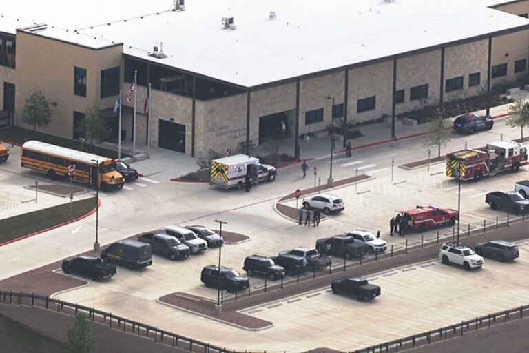 A 15-year-old student shot a teacher and then fatally shoots himself during morning classes at Hill Country College Preparatory High School, according to Associated Press. (SBG San Antonio)