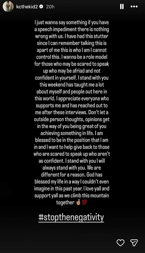 KC Concepcion’s Instagram Post. (Photo credit: KC Concepcion Instagram)