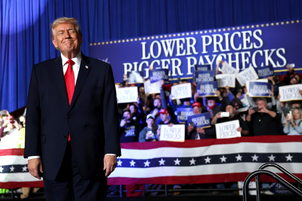 Trump is supposed to be focusing on affordability. Win McNamee/Getty Images