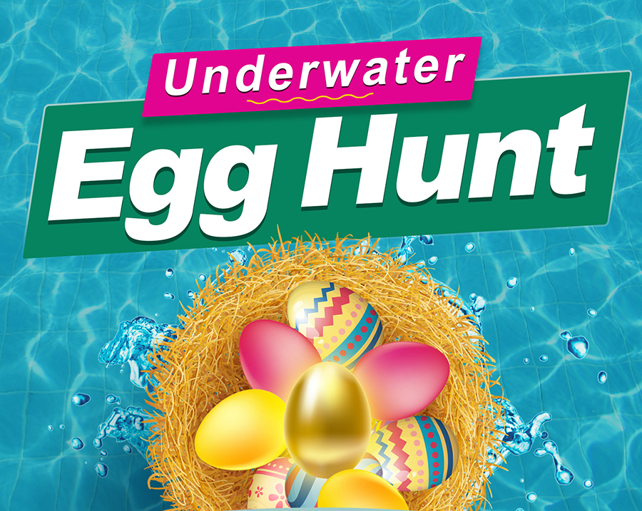 Underwater egg hunt