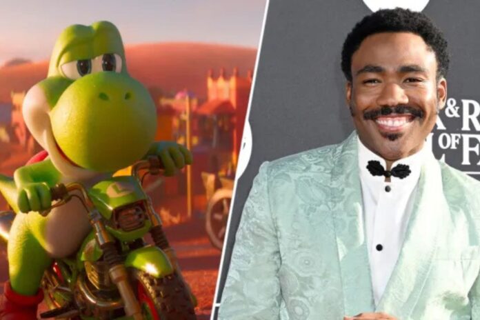 Donald Glover Yoshi Super Mario Galaxy Movie scene