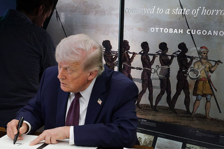 Law signed by Trump for Holocaust survivors proves reparations is possible, just not for Black Americans, say advocates