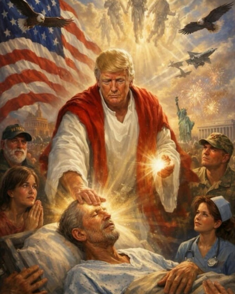 Backlash extended beyond church leaders, with conservative figures also criticising the AI-generated image of US President Donald Trump [Reuters]