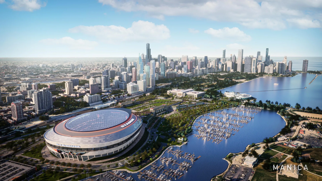 Rendering courtesy of the Chicago Bears