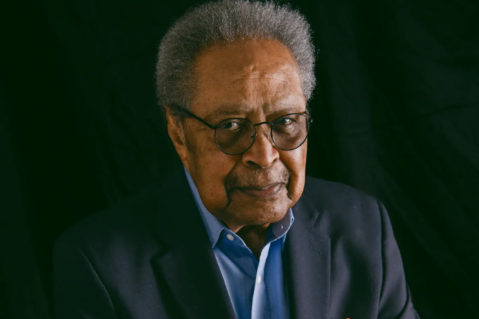 Clarence B. Jones in 2023. A brilliant organizer, he planned protest campaigns, raised funds and coordinated legal strategies during the civil rights movement of the 1960s.Credit...Marissa Leshnov for The New York Times