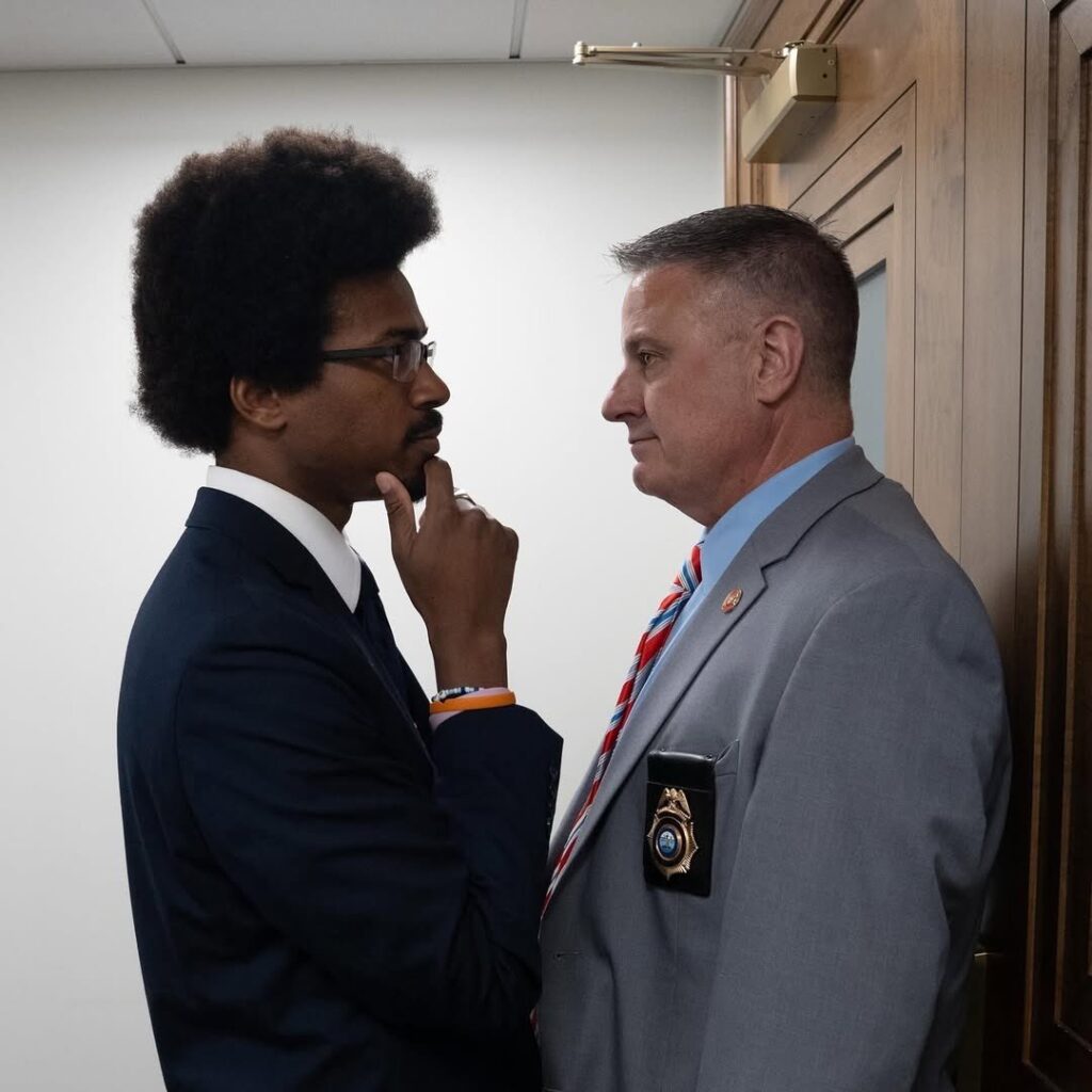 The photo was taken by Pulitzer Prize-finalist photographer Nicole Hester for The Tennessean.