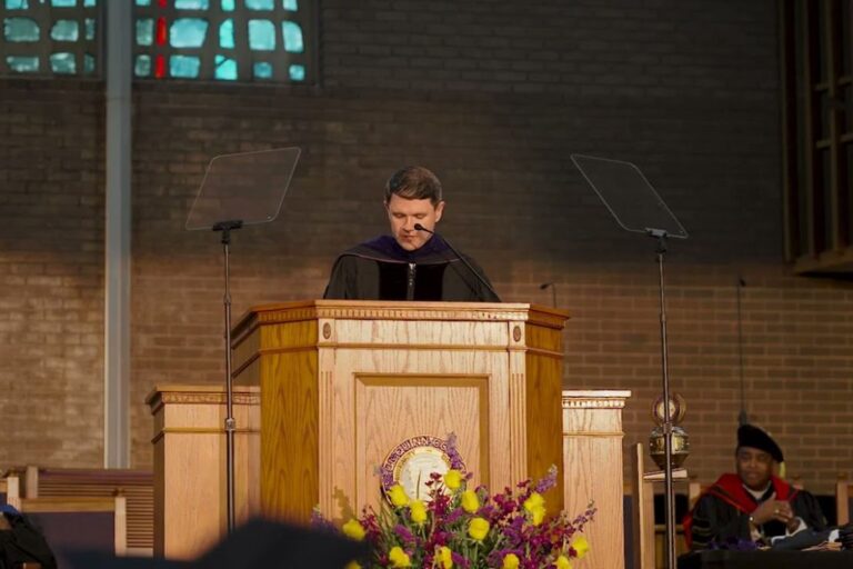 On May 2, 2026, James Talarico gave a commencement address titled "Unshakeable Things: Gen Z and the New Great Awakening" at Paul Quinn College, the oldest HBCU in Texas.