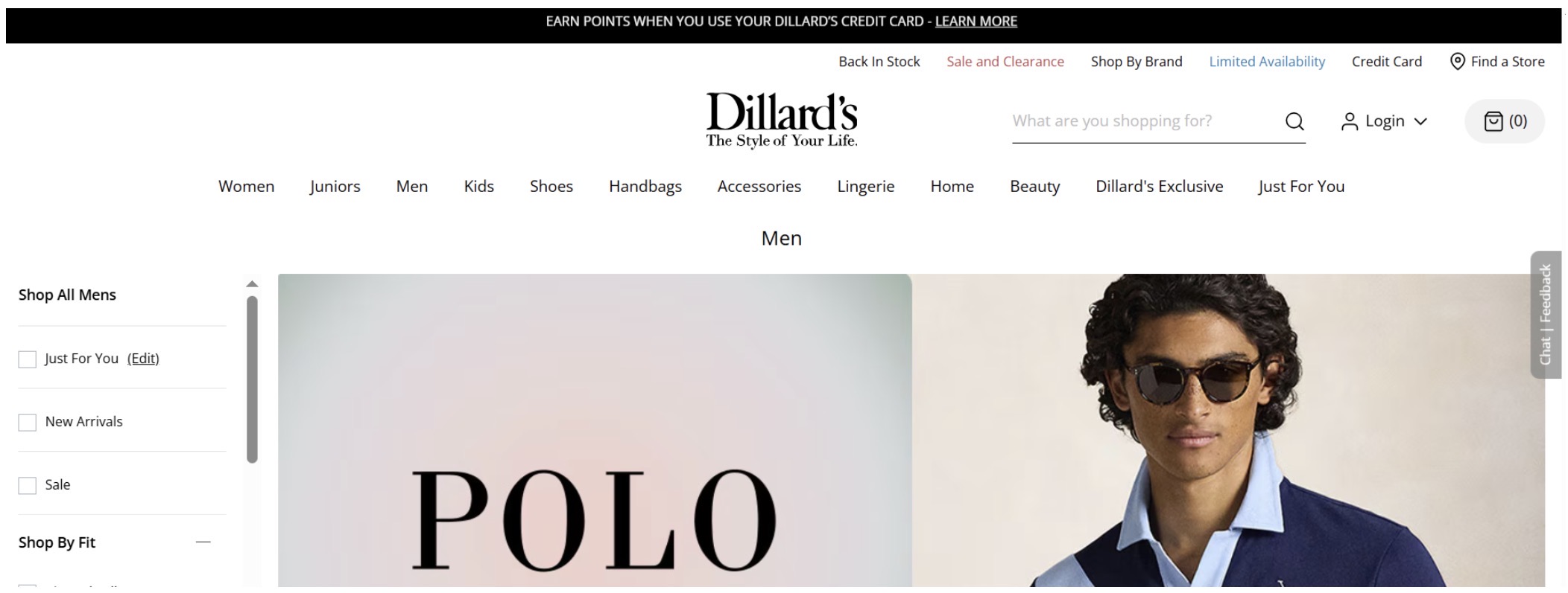 Dillard’s is a major upscale department store with a strong presence in San Antonio.