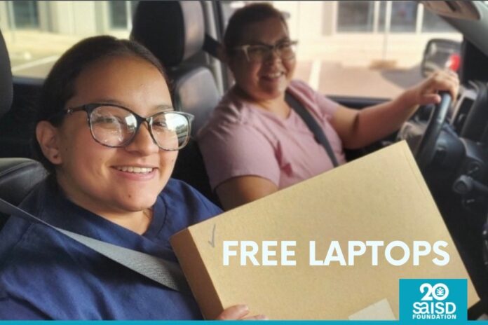 SAISD Foundation Offering Free Refurbished Laptops to Students