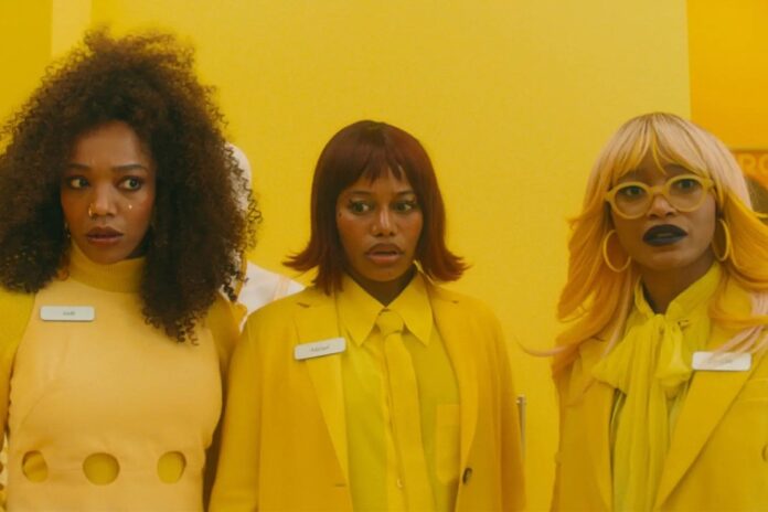 Keke Palmer Leads a Rebellious Crew of Fashion-Focused Thieves in Boots Riley’s Latest Political Satire, “I Love Boosters.”