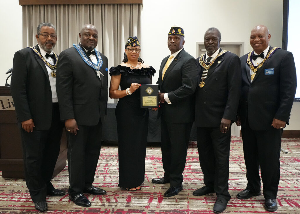 Fred Brock American Legion Post 828 was one of seven organizations honored for its community service during San Antonio Lodge No. 1’s Sesquicentennial Anniversary (Photo by P.M. Burrell Parmer)