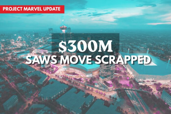 Project Marvel shown at San Antonio City Council meeting. Photo: City of San Antonio and Populous