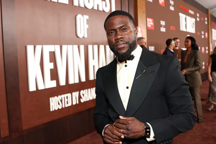 Kevin Hart attends Netflix Is A Joke Festival Presents: The Roast of Kevin Hart at The Kia Forum on May 10, 2026 in Inglewood, California. (Photo by Matt Winkelmeyer/Getty Images for Netflix)